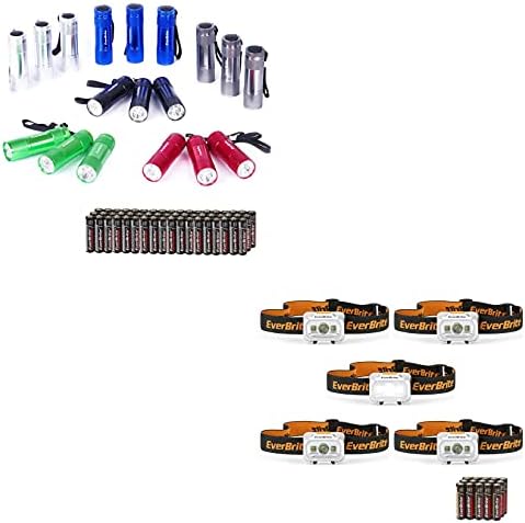 18-Pack EverBrite Mini LED Flashlights