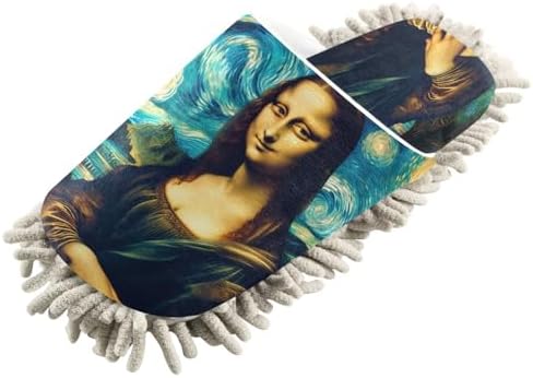 Zhirexin Starry Night Oil Girl Kitchen Cleaning Slippers