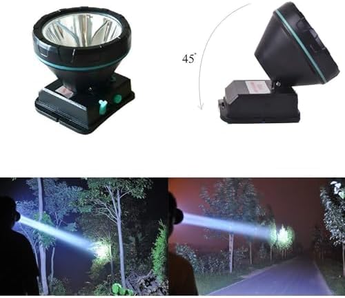 Bright Headlamp Rechargeable LED Torch for Mining Camping Hiking Fishing