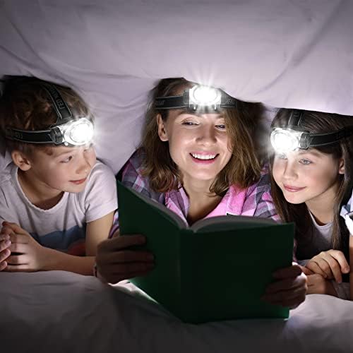 5-Pack Rechargeable LED Headlamps for Outdoor Use