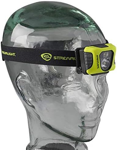 200-Lumen LED Headlamp with Rechargeable Battery and Elastic Head strap Yellow