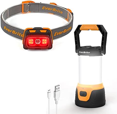 EverBrite 300 Lumens Headlamp 1000LM Rechargeable Camping Lantern