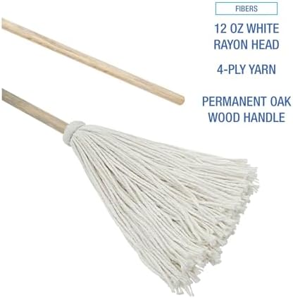 48x5 CottonSynthetic Blend Dust Mop Head Powerful Cleaning Tool