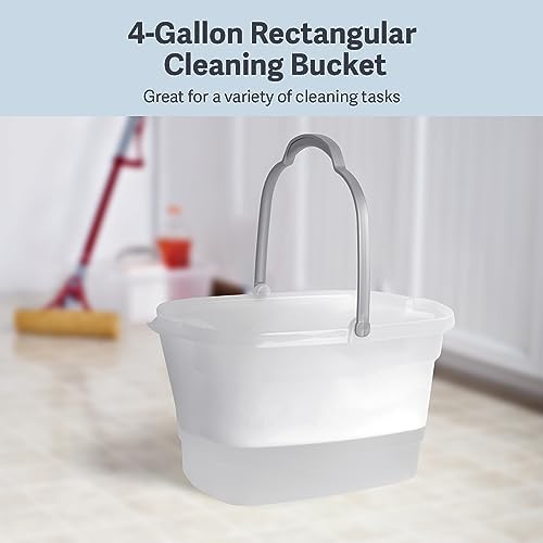 Effortless 4-Gallon Cleaning Bucket for Mops and More