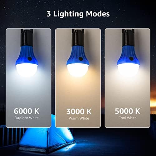 -central Lepro LED Camping Lantern - Bright Portable for Hiking