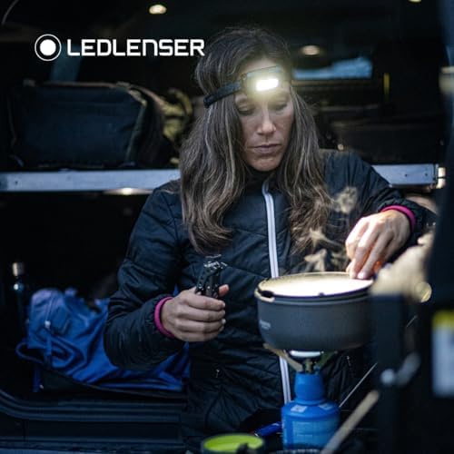 Red Sub Light Recharged LED Headlamp for Trail Use Small Waterproof