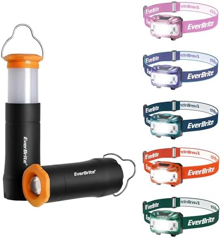 EverBrite 2-in-1 Mini Lantern 5-Piece Headlamp