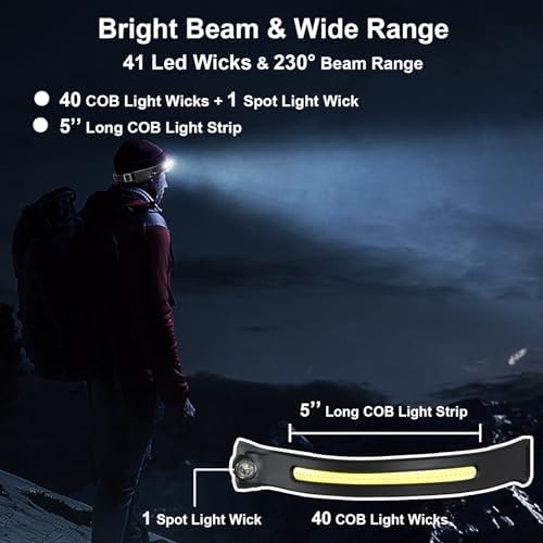 Top Choice Rechargeable Headlamp 230 Beam