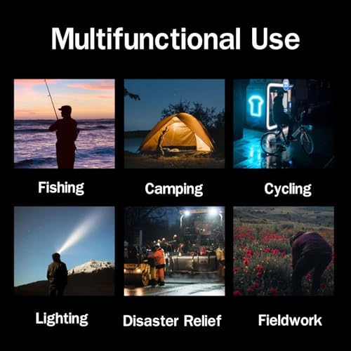 QVK Super Bright Rechargeable Headlamp for Camping Running Climbing