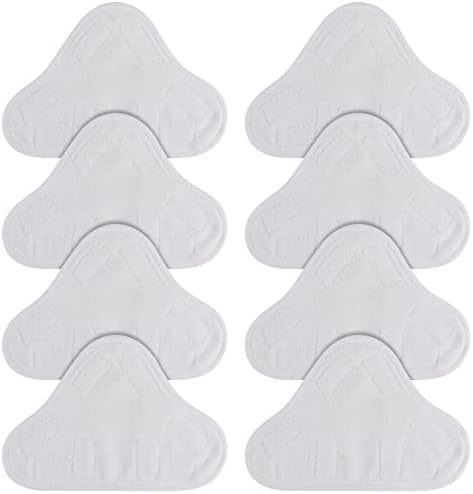 Microfiber Steam Mop Pad Replacement for H2O H20 Steam Cleaners - 8-Pack