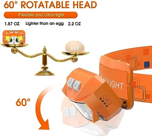 LHKNL Ultra-Bright Headlamp for Camping