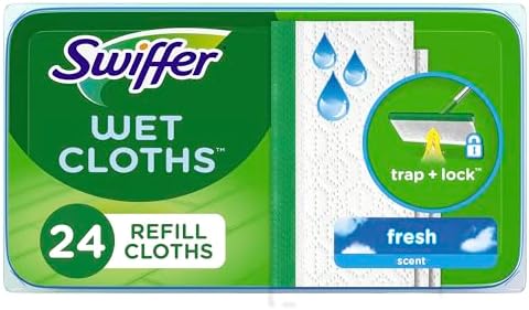 Swiffer Sweeper Wet Mopping Cloths - Effortless Floor Cleaning