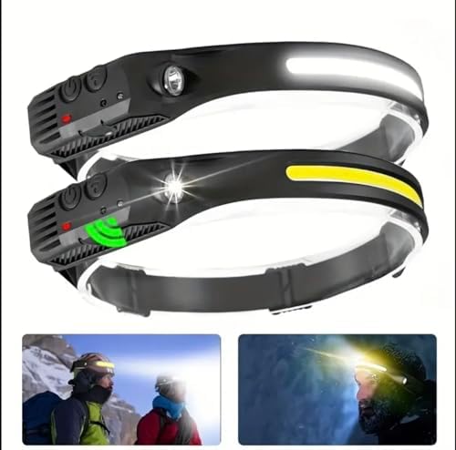 10-Watt Rechargeable Headlamp With 270 Wide Beam