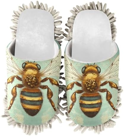 Luxurious White Mop Slippers