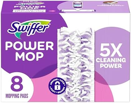 Swiffer PowerMop R1 Refill Pads - Multi-Surface 8 Count Pack of 2