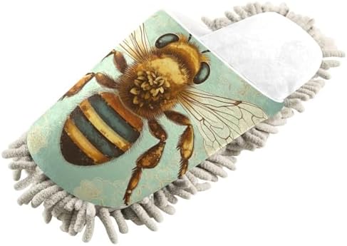 Luxurious White Mop Slippers