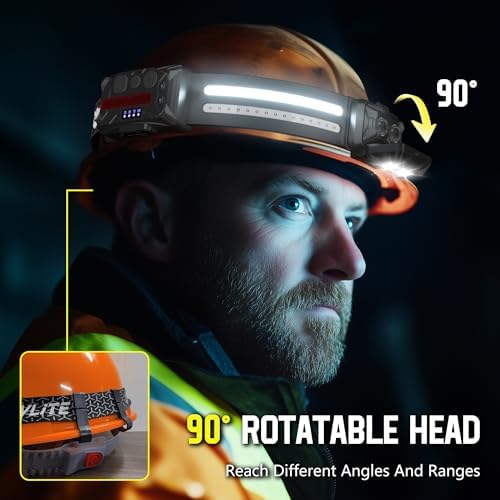 2-Pack Rechargeable LED Headlamp