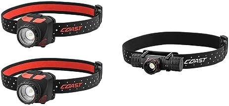 Coast Dual 575 1000 Lumen Headlamp Complete Set