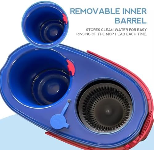 Replacement Mop Heads Set - Rinseclean 2-Tank System Microfiber Machine Washable