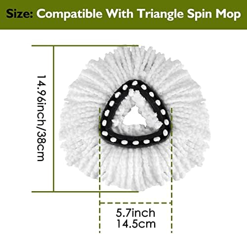 4-Piece EasyWring Mop Head Set