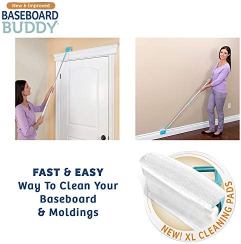 Baseboard Buddy Refills - 20Pack Microfiber Replacement Pads