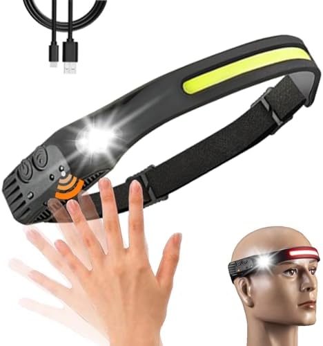EzoLife Rechargeable Motion-Activated Headlamp with 230 Beam