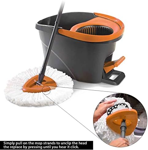 12-Pack Spin Mop Heads for Hard Floors
