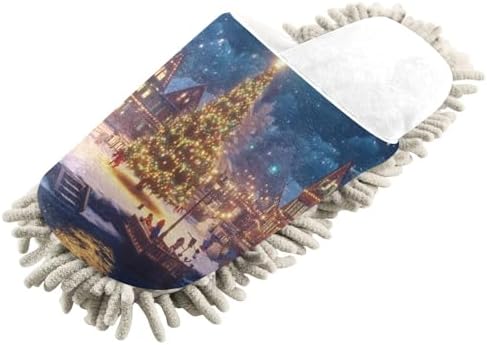 Cozy Mops Slippers for FemaleMale Soft Eco-Friendly Christmas House Slippers
