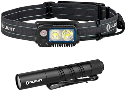 OLIGHT Array 2 Pro 1500 Lumens Headlamp with Red Light Option Bundle
