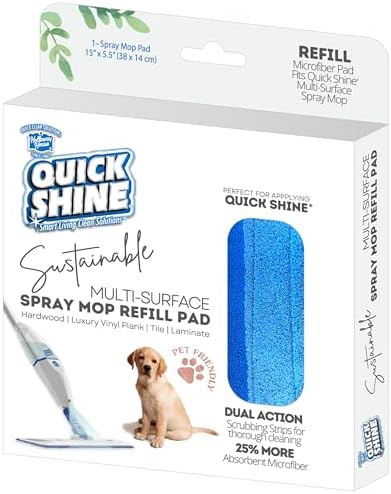 Quick Shine Dual Action Spray Mop Refill_pad 15x55