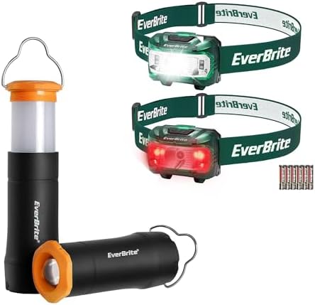 EverBrite 2-in-1 Mini Lantern Headlamp - Compact Flexible and Always on Hand
