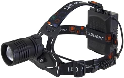 IPX6 Waterproof Led Headlamp 1500 Lumens Adjustable Angle Projection Reminder Multi-functional