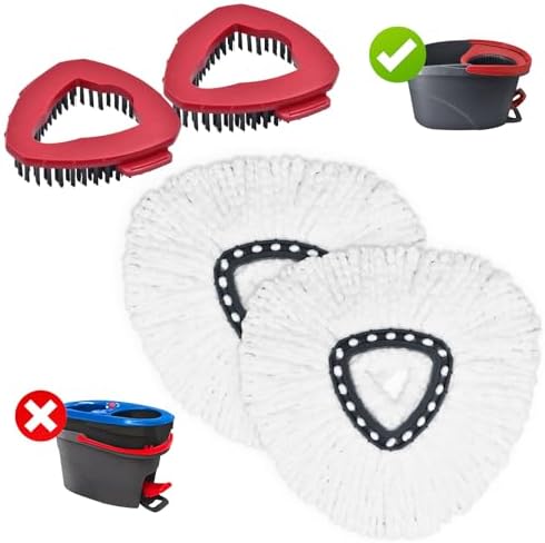 Ocedar Spin Mop Heads Replacement - 2-Piece Set
