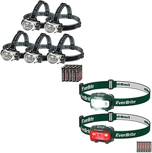 EverBrite 7-Pack LED Headlamp with 21 AAA Batteries