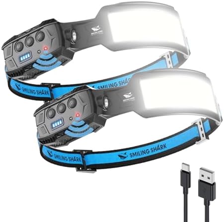 Smiling Shark Headlamp 4-Piece Set