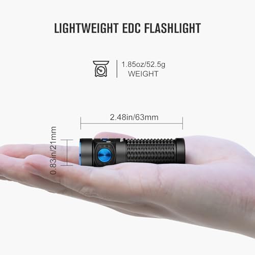 OLIGHT Rechargeable Headlamp Bundle Baton4 EDC Flashlight Camping surroundings