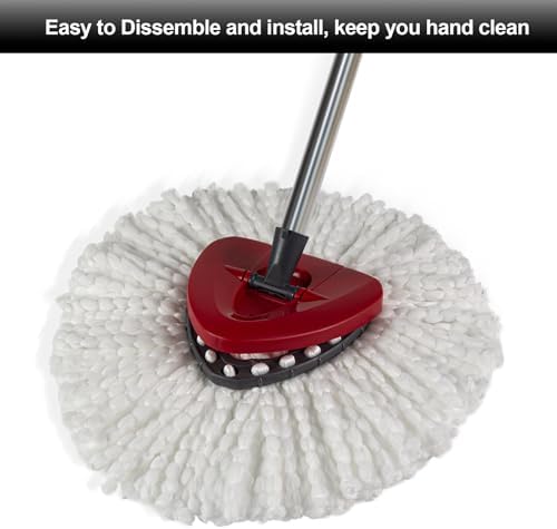 3-Pack Mop Heads Replacement for Cedar Spin Mop