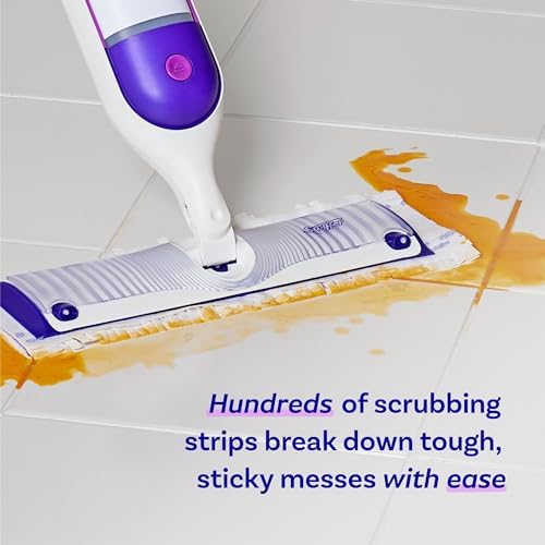 Swiffer PowerMop Multi-Surface Mopping Pad Refill 11 Count Deep Cleaning Easy Maintenance