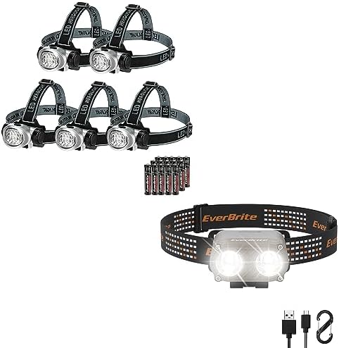 EverBrite 5-Pack LED Headlamp