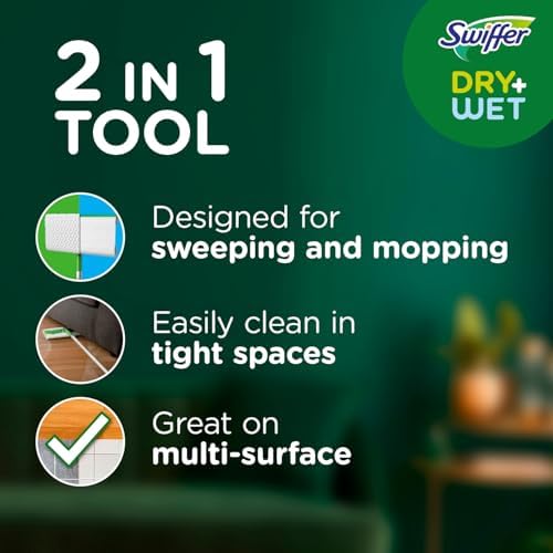 Swiffer Sweeper 2-in-1 Dry Wet Floor Mopping Kit