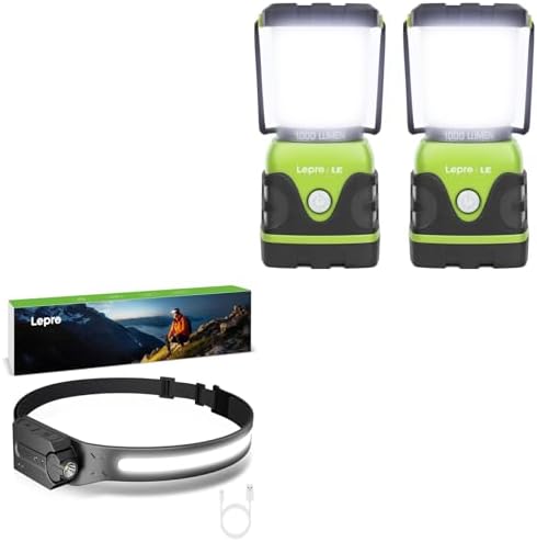 Camping Lantern with Adjustable Spotlight