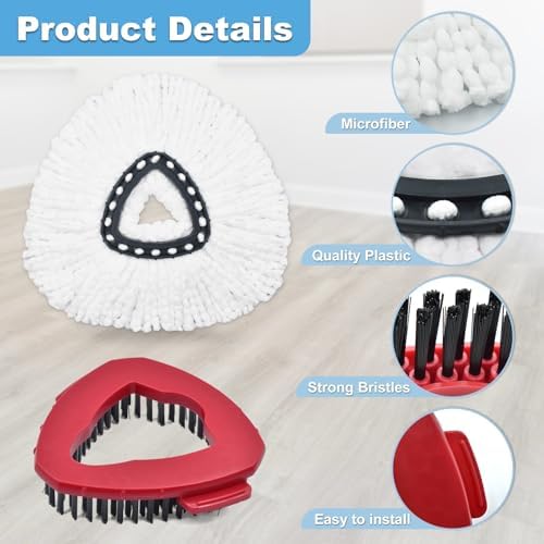 Ocedar Spin Mop Heads Replacement - 2-Piece Set
