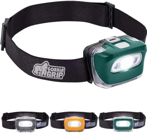 Gorilla Grip Ultra Bright LED Headlamp