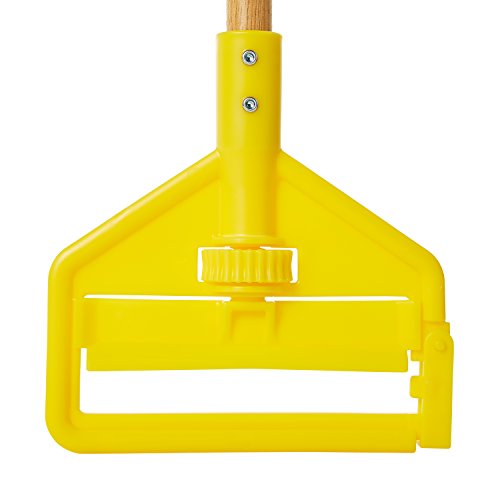 60 HardWOOD WET MOP HANDLE NATURAL SECURE DURABLE FOR COMMERCIAL USE