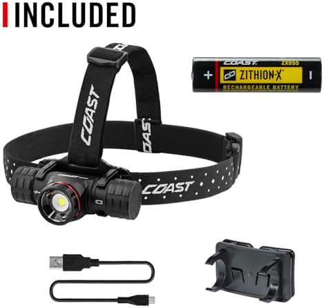 Coast XPH34R Rechargeable Dual Power Headlamp