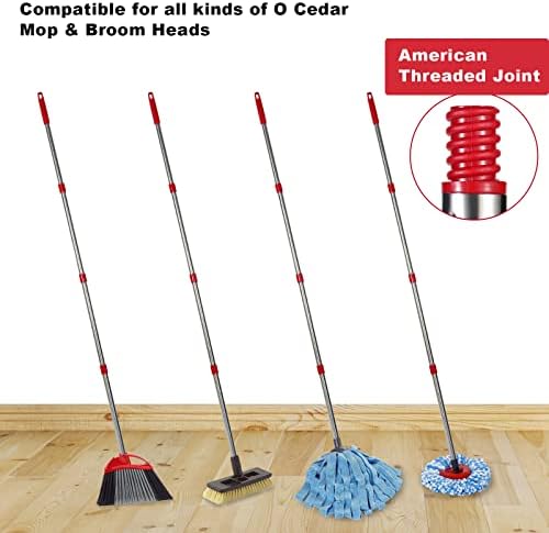 Pro-Grade 4-Section Mop Handle