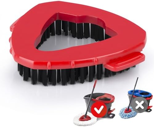 Sturdy Scrubber Mop Head for Shower Bath and Kitchen Tile Cleaning
