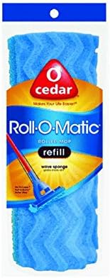 O-Cedar 8-12 Rollomatic Sponge Mop Refill - Soft Durable Eco-Friendly