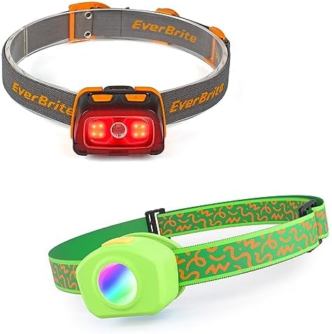 EverBrite 300 Lumens Headlamp - 7 Modes Rechargeable for Kids