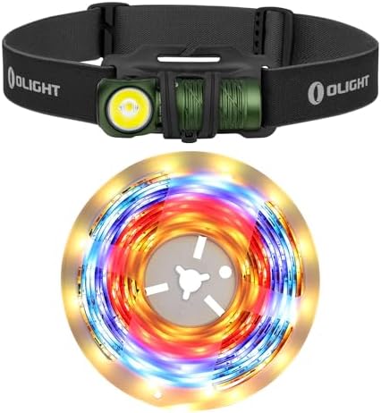 1100 Lumens Headlamp - Super Bright Portable OLight Perun 2 Mini